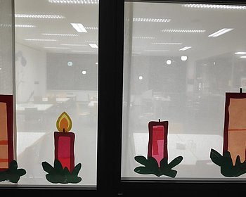 Fensterschmuck Mensa